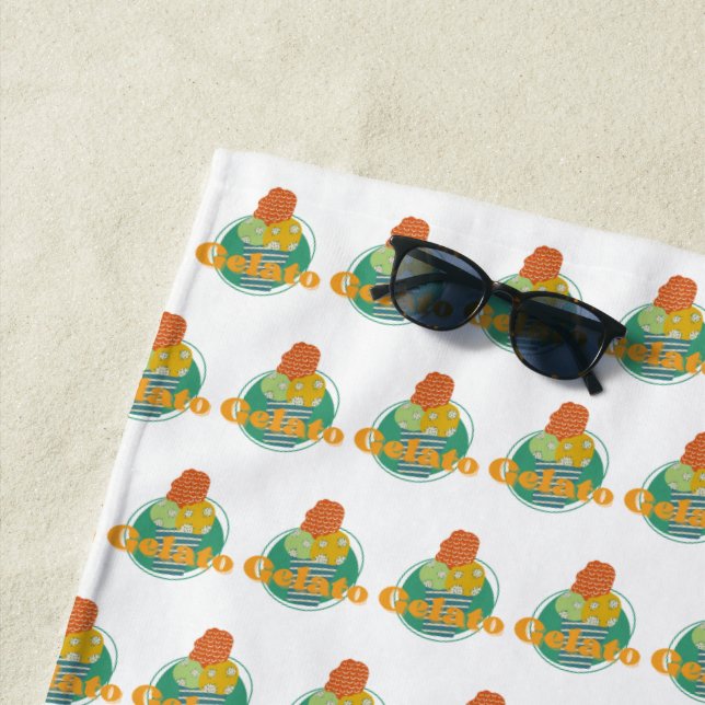 Toalha De Praia copo de gelato (In Situ)