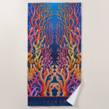 Coral Neon Orange Ocean Personalizado