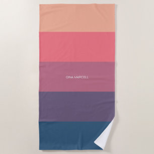 Toalha De Praia Cores ideais personalizadas
