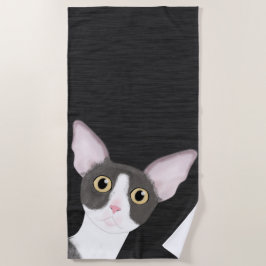 Toalha De Praia Cornish Rex Beach Towel