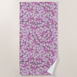 Toalha De Praia Coroa Vetch Padrão Sem Olho