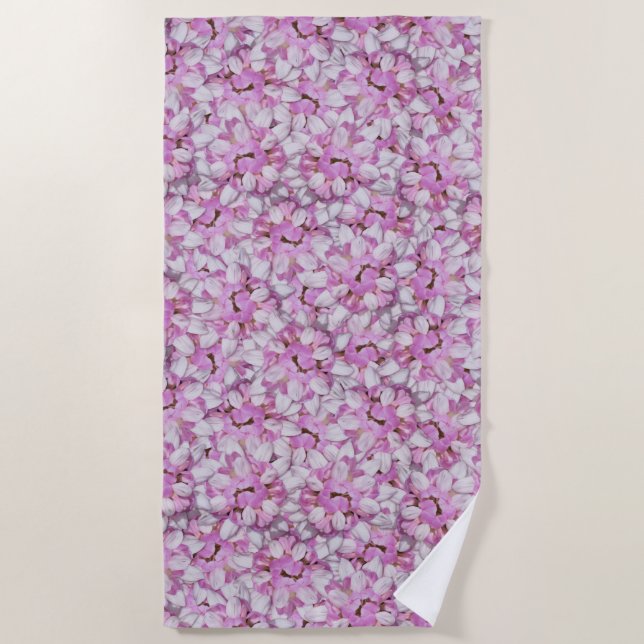 Toalha De Praia Coroa Vetch Padrão Sem Olho (Frente)