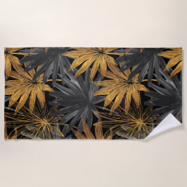 Toalha De Praia Cortina de chuveiro floral estética