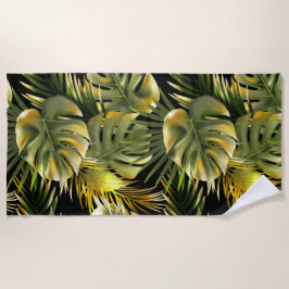 Toalha De Praia Cortina de chuveiro floral estética