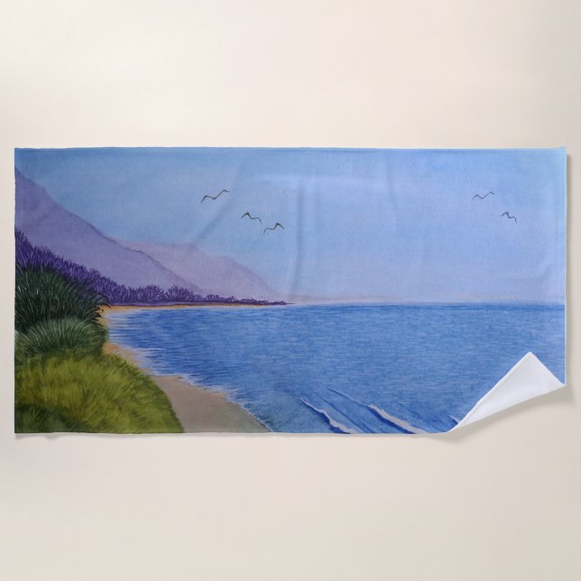 Toalha De Praia Costa de Carpenteria (Frente)
