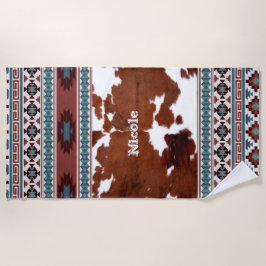 Toalha De Praia Costela Ocidental russa da Boêmia