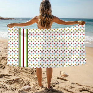 Toalha De Praia Costume colorido enchido estrela