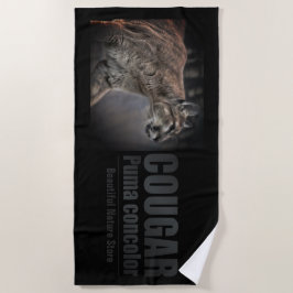 Toalha De Praia COUGAR：Beach Towel