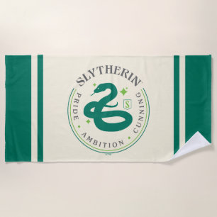 Toalha De Praia CRACHÁ de Orgulho Cobra Verde SLYTHERIN™