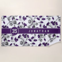 Crianças cinzas roxas bolas de futebol dons esport