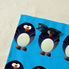 Toalha De Praia Criar um pinguim de Linux