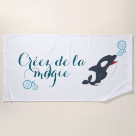 Toalha De Praia Crie magia