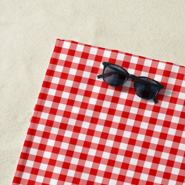 Toalha De Praia Crie seu próprio Gingham (In Situ)