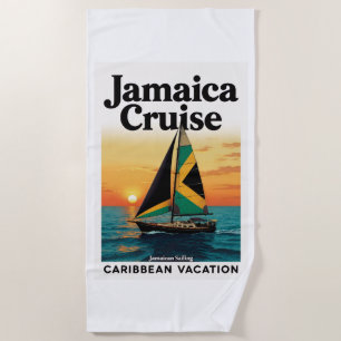 Toalha De Praia Cruzeiro Jamaica Sonho Caribenho