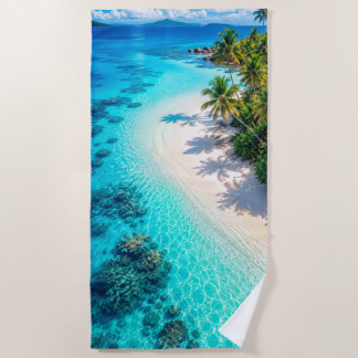 Toalha de Praia Crystal Blue Lagoon