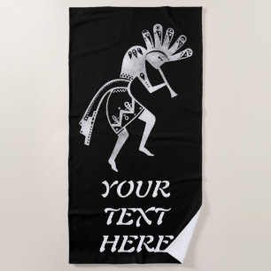 Toalha De Praia Cultura de americanos nativos - Dançando Kokopelli