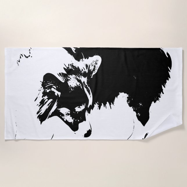 Toalha De Praia Curto plano (Frente)