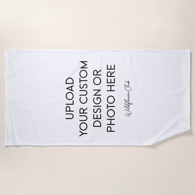 Toalha De Praia Custom  (Frente)