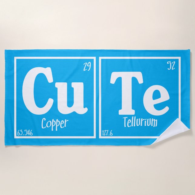 Toalha De Praia Cute (Frente)