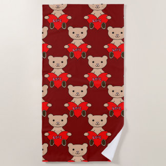 Toalha De Praia Cute Bear Beach Towel