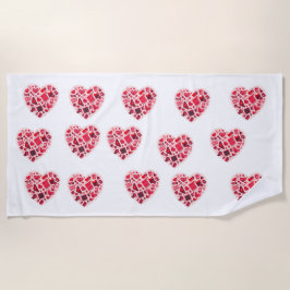 Toalha De Praia Cute Confetti Pattern | Playful Personalized Gift 