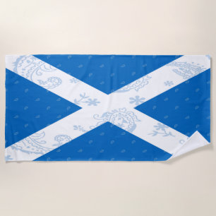 Toalha de praia da bandeira de Scotland