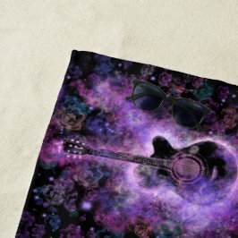 Toalha de Praia da Guitarra Clássica