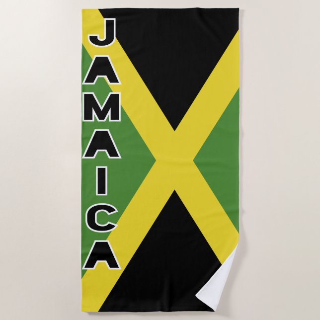 Toalha de praia da Jamaica (Frente)