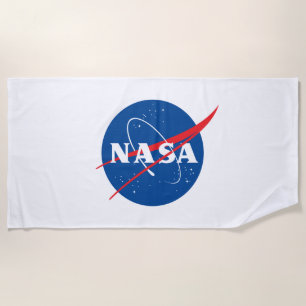 Toalha de praia da NASA (Rocket White)