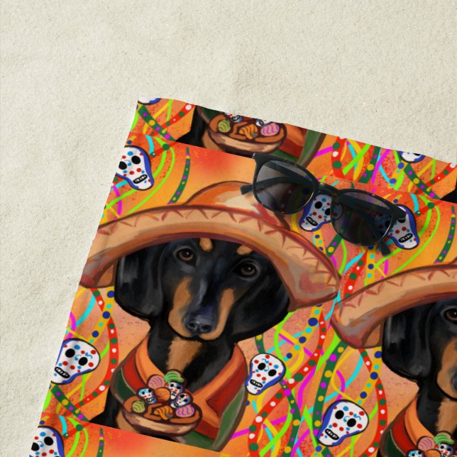 TOALHA DE PRAIA DACHSHUND     (In Situ)