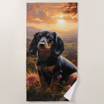 Dachshund Em Dusk
