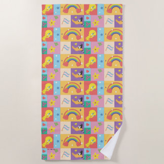 Toalha De Praia DAFFY DUCK™ & TWEETY™ - Pride Pattern