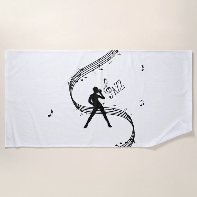 Toalha De Praia Dança Jazz (Frente)