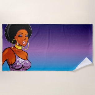 Toalha de praia de Afrocentric