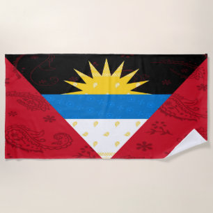 Toalha de praia de Antígua & de Barbuda