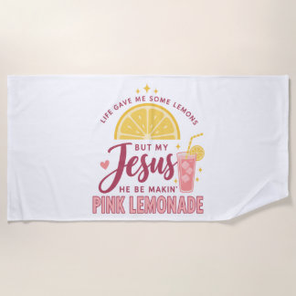 Toalha de Praia de Limonada Jesus Cristão para Mul