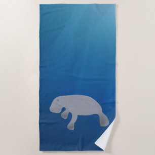 Toalha de praia de Manatee