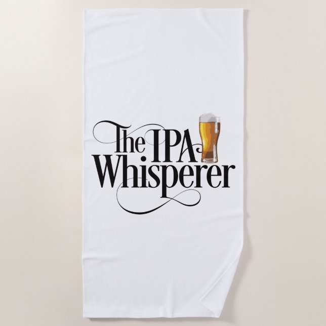 Toalha de praia de Whisperer IPA (Frente)