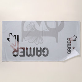 Toalha De Praia Decoração interior do Abstrato da Torre da Praia d