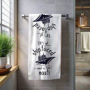 Toalha De Praia Deixe-nos pegar o navio navio de cruzeiros a