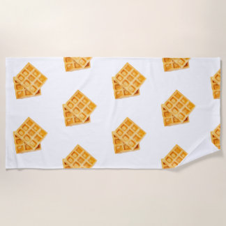 Toalha De Praia delicious waffle towel