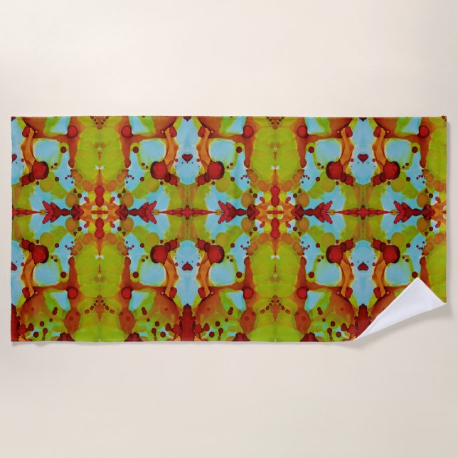 Toalha De Praia Derramar sunset (Frente)