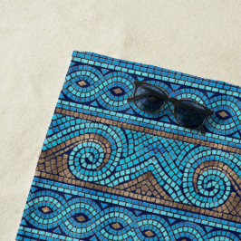 Toalha De Praia Desenho em Mosaico