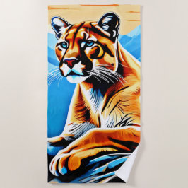 Toalha De Praia Design de Exibição de Açúcar Alpino