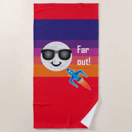 Toalha De Praia Design de Far Out - Beach Towel