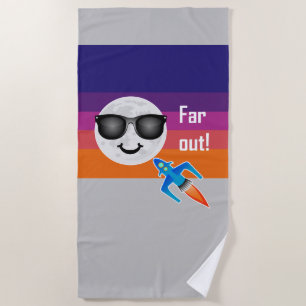 Toalha De Praia Design de Far Out - Beach Towel