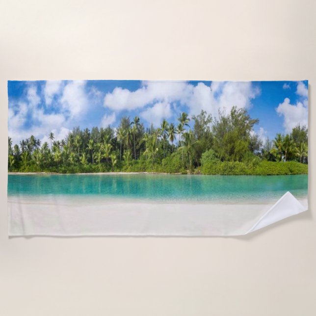 Toalha De Praia Destino do feriado (Frente)