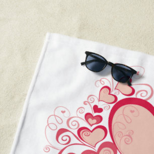 Toalha De Praia dia de os namorados Beach Towel
