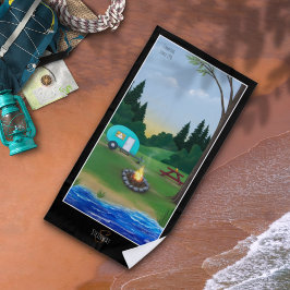 Toalha De Praia Dia do Acampamento