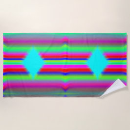 Toalha De Praia Diamante azul